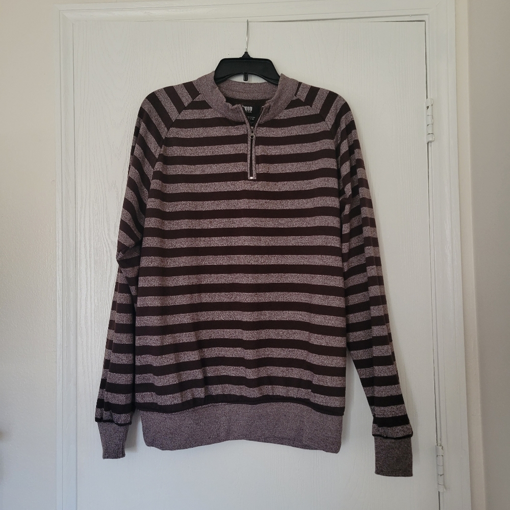 Brown Striped Sweater